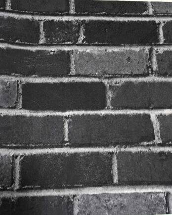 papel de parede tijolinho preto