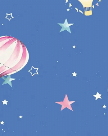 Papel de Parede Infantil Balão Azul HK223703R